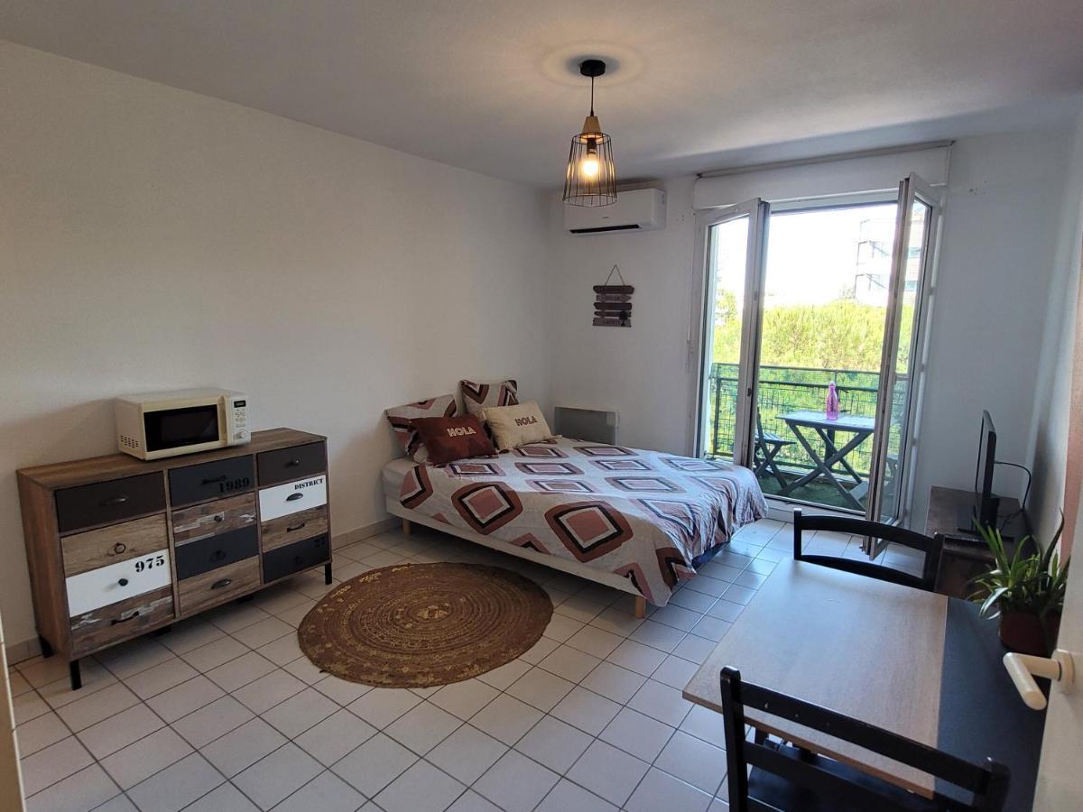Charmant Studio Vue Sur Les Berges Du Lez Apartamento Montpellier Exterior foto